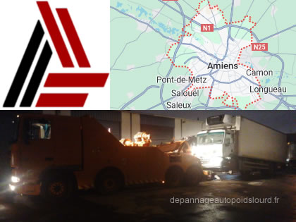 Dépannage poids lourds Amiens