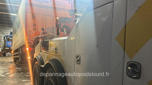 Dépannage remorquage poids lourd camion à Château-Thierry