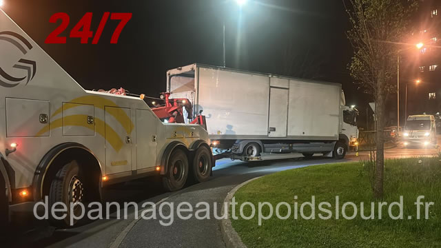 Dépannage et remorquage de poids lourds à Abbeville (80100) dans la Somme