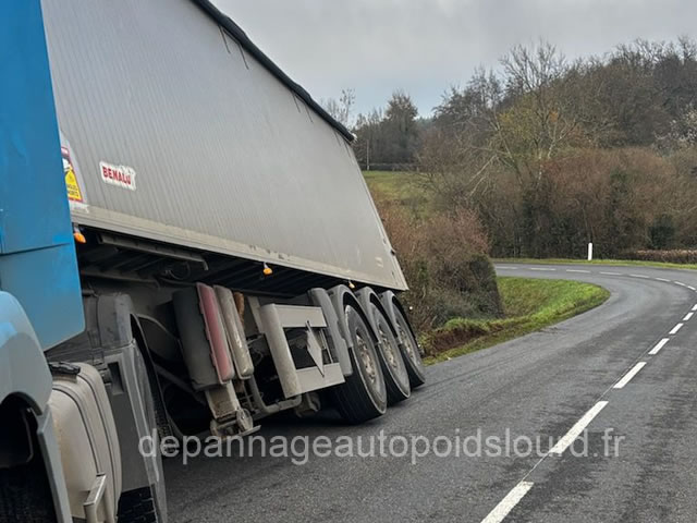 Dépannage et remorquage poids lourds embourbé ou sorti de route à Évry-Courcouronnes – intervention rapide 24/7