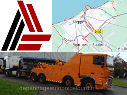 Dépannage poids lourds région Dieppe