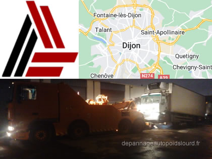 Dépannage poids lourds Dijon