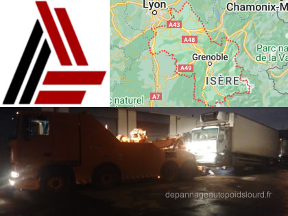 Dépannage poids lourds Isère 38