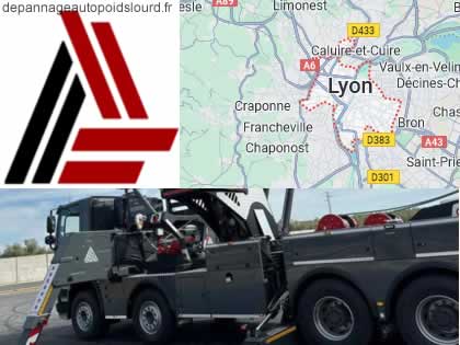 Dépannage poids lourds région Lyon