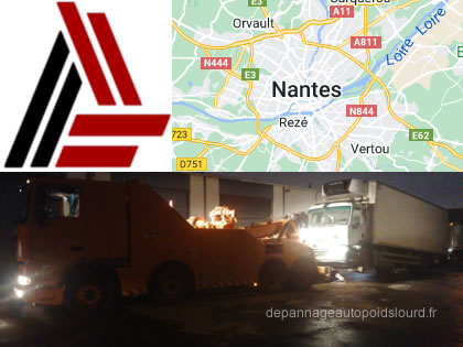 Dépannage poids lourds Nantes