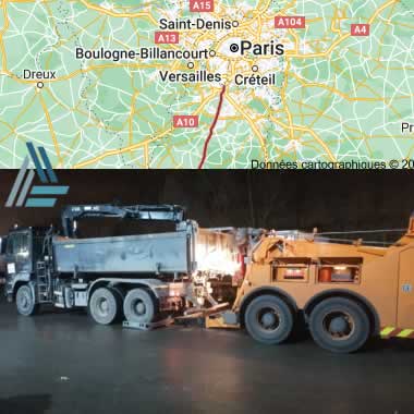 Dépannage auto et poids lourds route N20