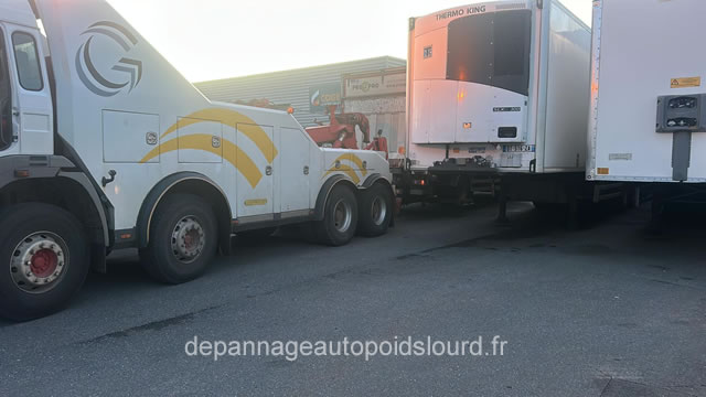 Intervention pour dépannage poids lourd camion à Château-Thierry