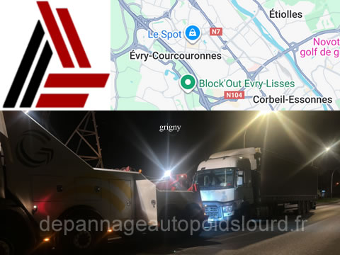 Dépannage poids lourds Évry-Courcouronnes