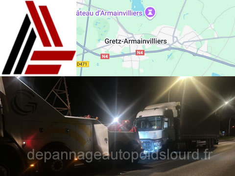 Assistance de dépannage et remorquage poids lourds à Ozoir-la-Ferrière